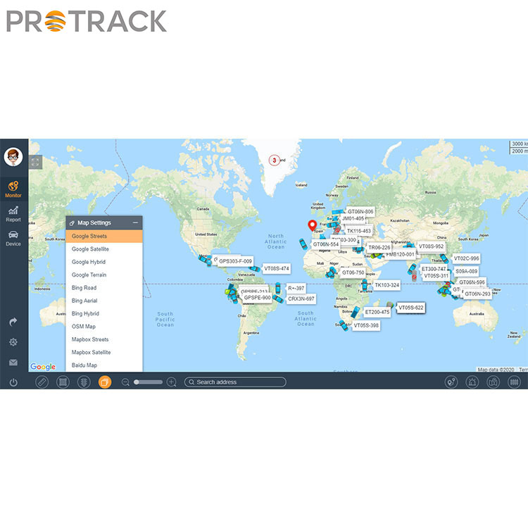 Donanma üçün Onlayn GPS İzləmə Proqram Platforması